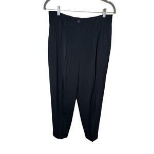 Vintage Apriori Made in Germany SZ 12 Wool Pleated Cuffed Dress Pants Office